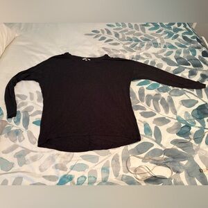 Victoria’s Secret Black Long Sleeve Lounge Top